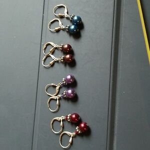 Set of Four Pair earrings